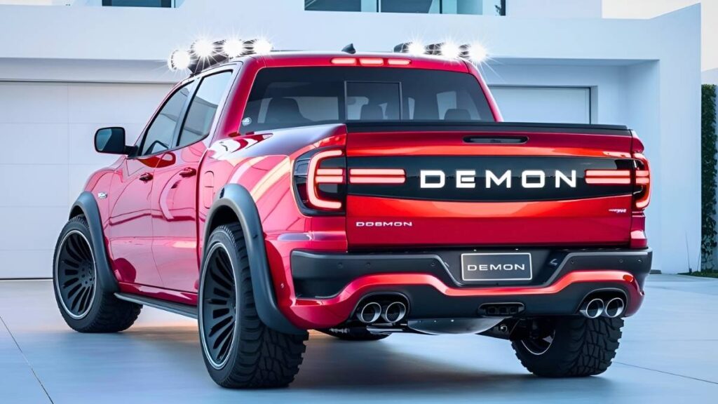 Dodge Demon Pickup 2026 la camioneta deportiva más radical regresa con diseño agresivo y potencia extrema