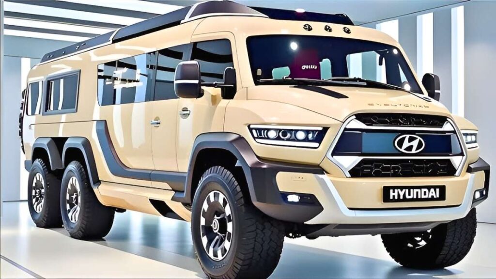 Hyundai Camper Van 6×6 2026 la furgoneta todoterreno definitiva para lujo y aventura
