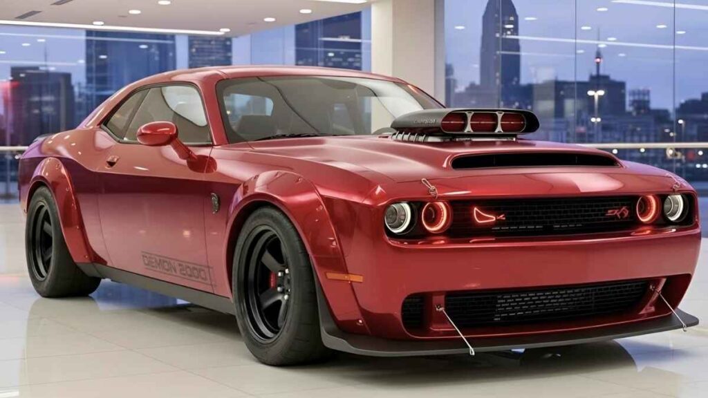 Dodge Challenger SRT Demon 170 2026 El muscle car que rompe límites de potencia