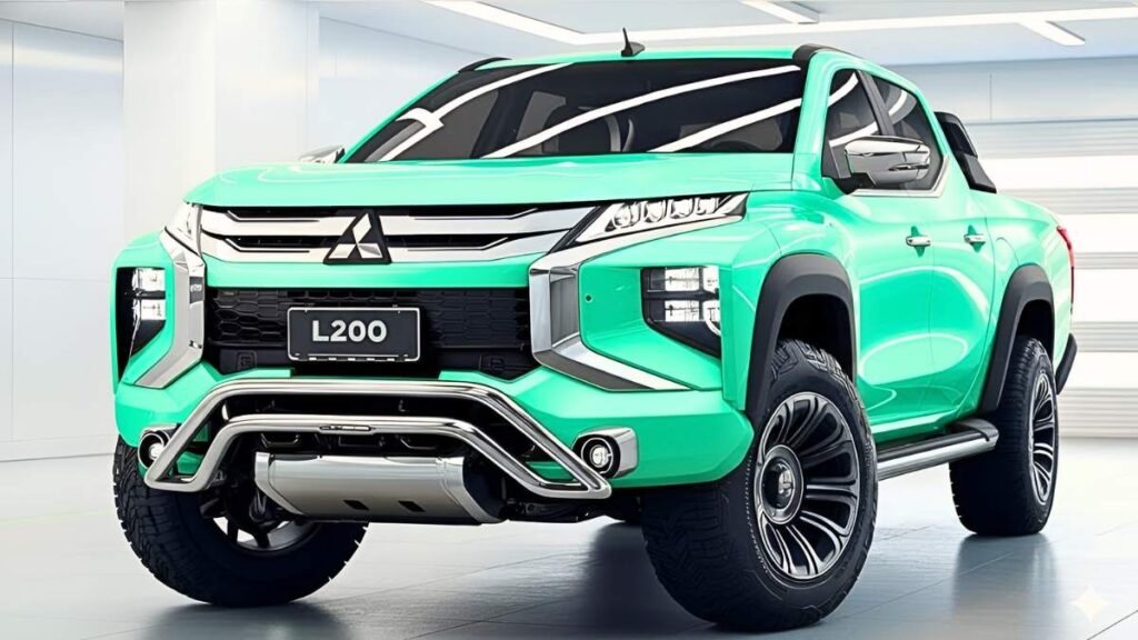 Mitsubishi L200 Pickup 2026 la nueva camioneta revelada con diseño potente y futurista